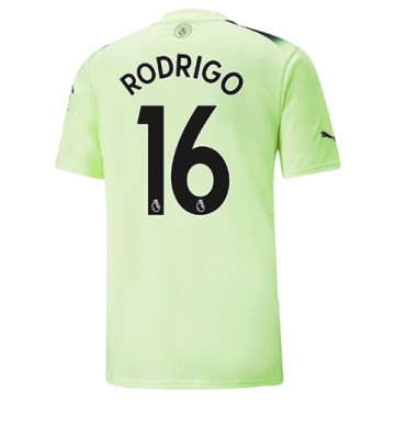 Manchester City Rodri Hernandez #16 Tredjedrakt 2022-23 Kortermet